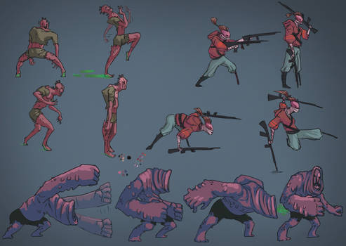 Mutant Poses RynkaDraws - Student, Digital Artist | DeviantArt