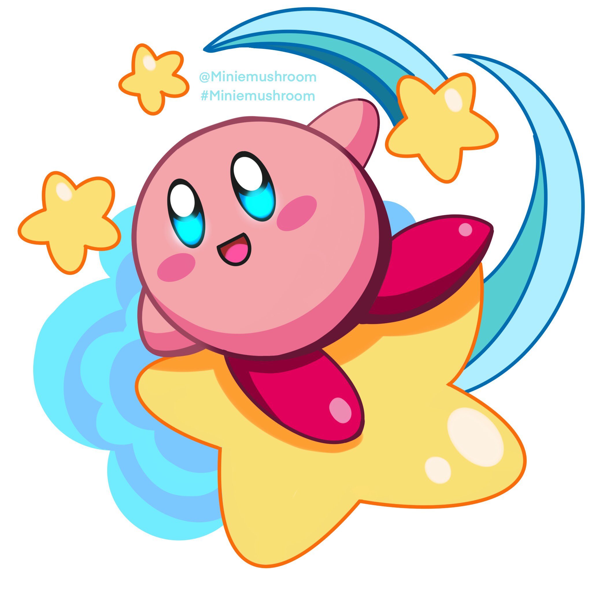 kirby sticker by miniemushroom on DeviantArt