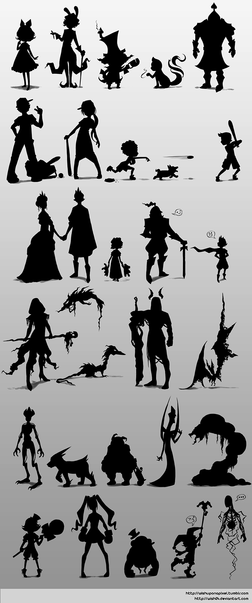 30 Silhouettes