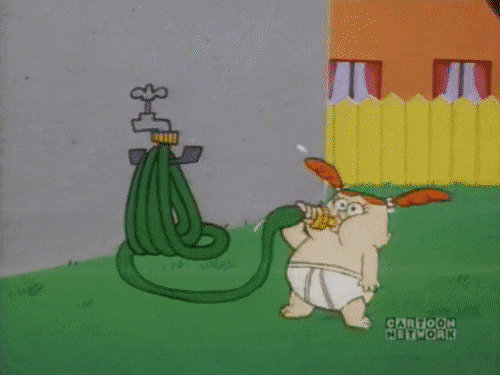dimwit dexter inflated drinking water hose by davidgaines on DeviantArt
