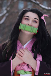 Nezuko Cosplay from Demon Slayer (5)