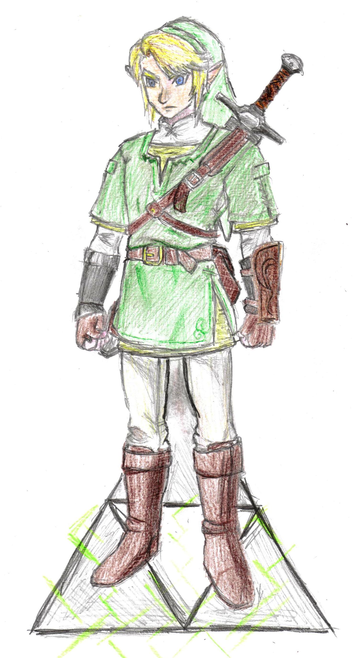 Link in his tunic.