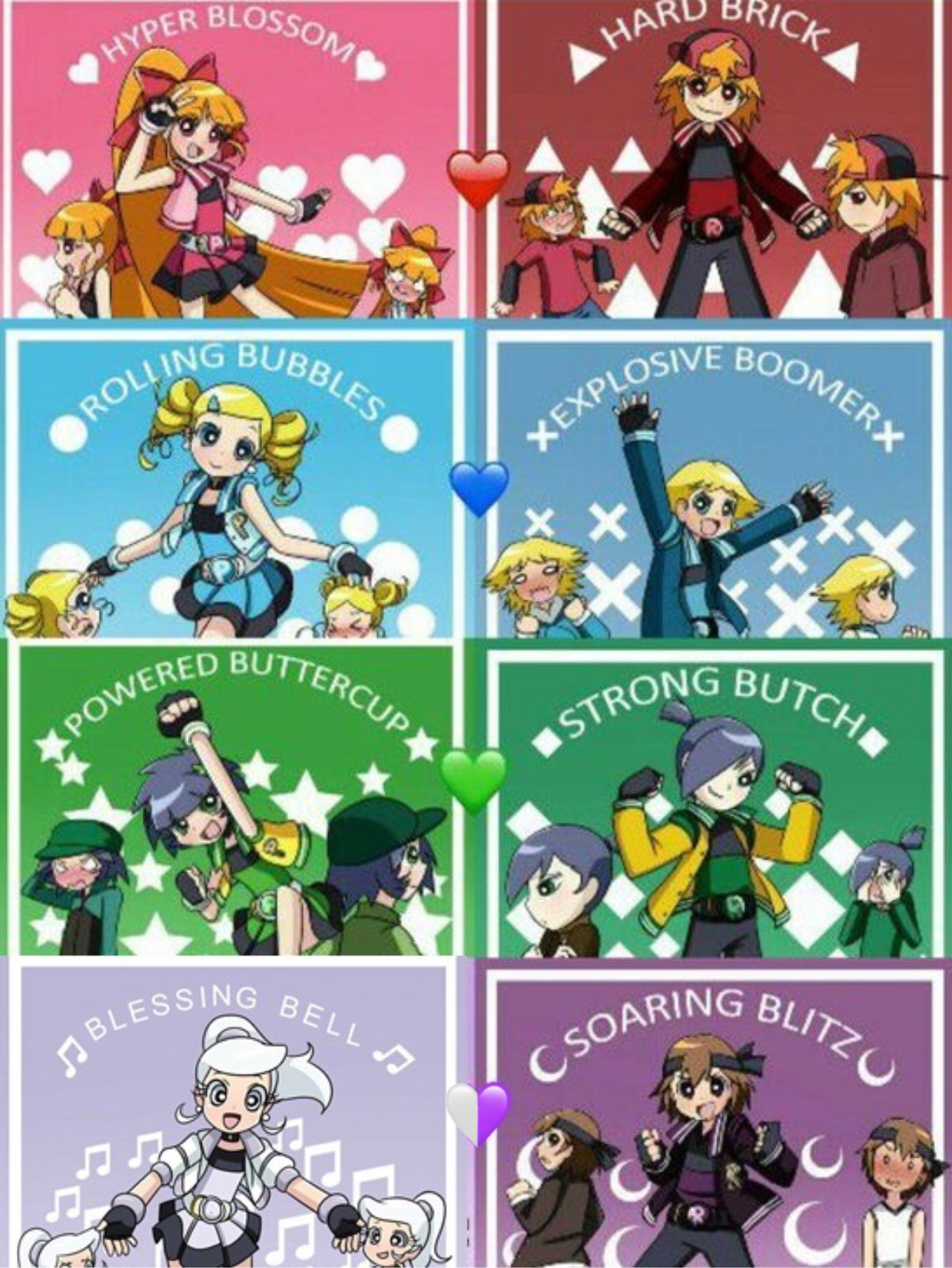 Rowdy Ruff Ppgz PowerPuff Girls and RowdyRuff Boys Z by aesthetiiclove on DeviantArt