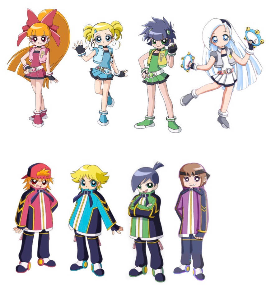 PowerPuff Girls Z and RowdyRuff Boys Z by aesthetiiclove on DeviantArt