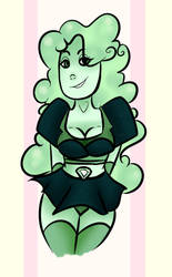 Hiddenite + Steven Universe OC