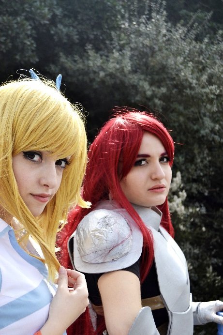 Lucy and Erza Cosplay