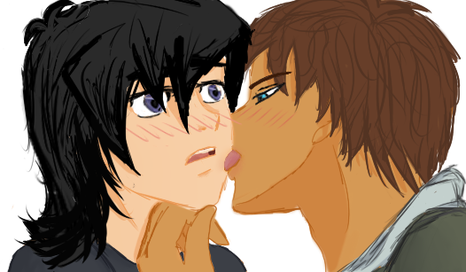 Klance yaoi lick