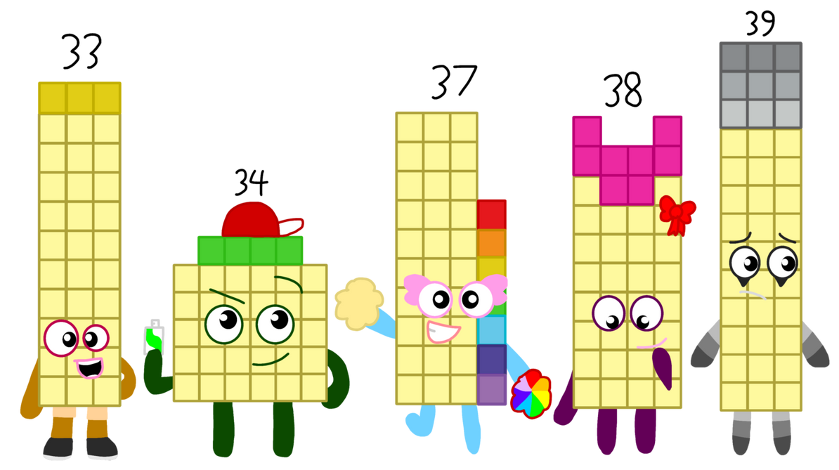 My fanmade numberblocks by pepp3rwolf915 on DeviantArt