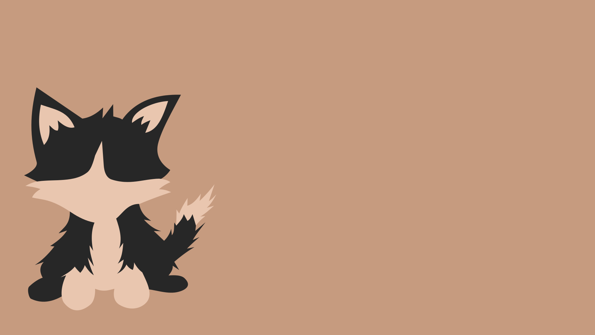 Minimalistic Cat Wallpaper by igniz98 on DeviantArt