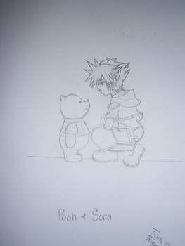 Pooh bear and Sora