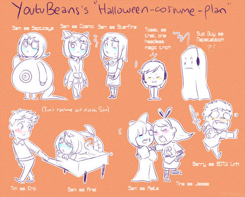 YTBeans's halloween costume plans