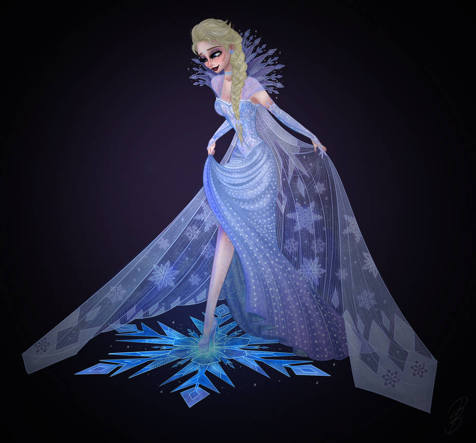 Iron Elsa Deviantart Elsa by LordandGod on DeviantArt