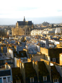 Sunset Over Paris