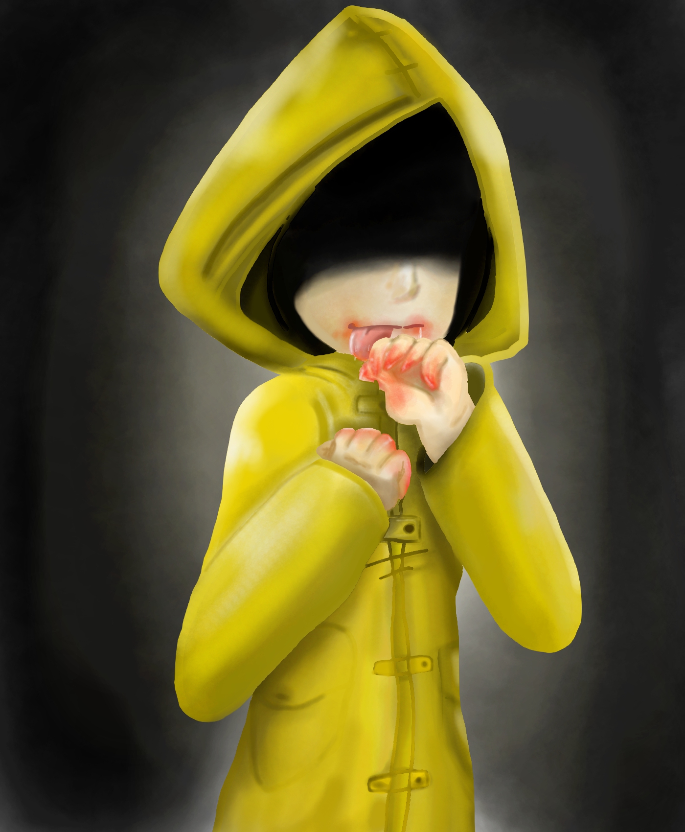 photo Little Nightmares Six Fanart Blood six little nightmares by