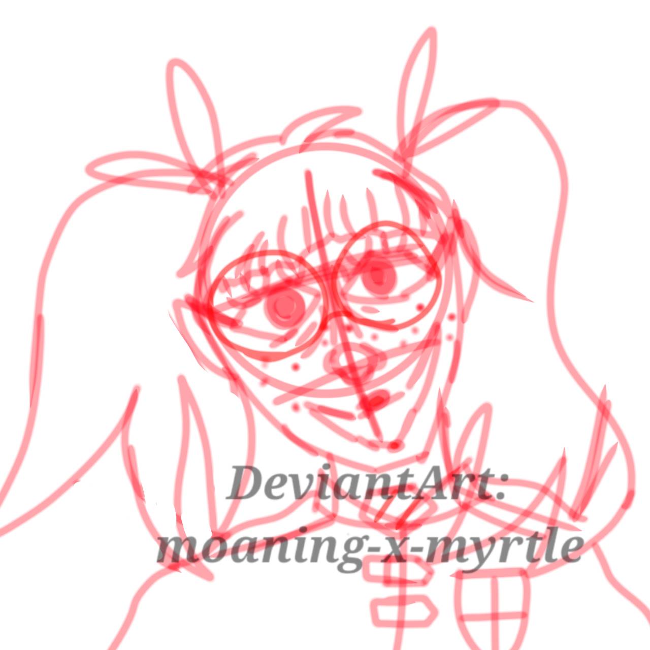 Moaning Myrtle sketch by moaningxmyrtle on DeviantArt