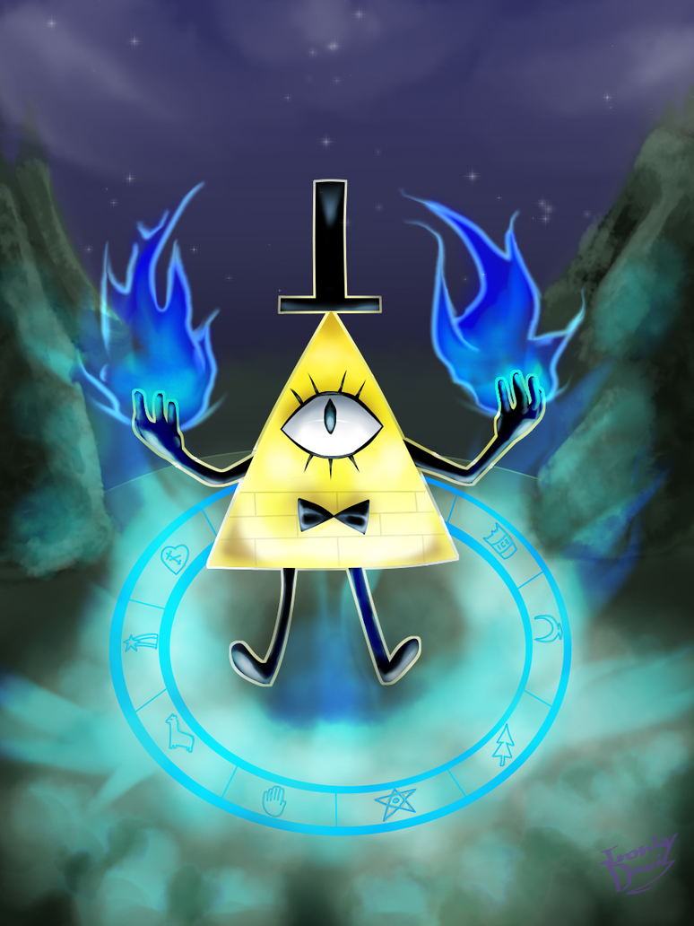 Bill Cipher Inverting Face The Incantation of Bill Cipher by IroniaDevil on DeviantArt