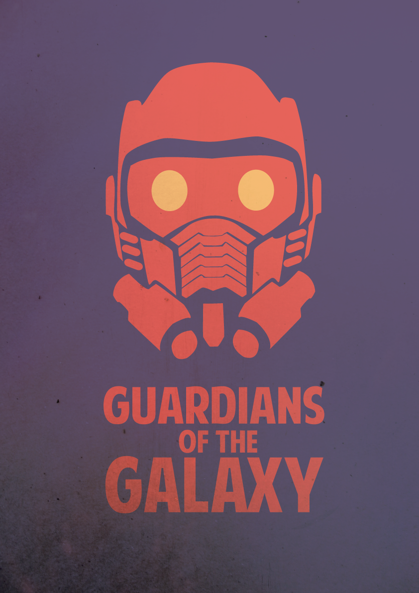 Guardians of the Galaxy - Minimalist Poster