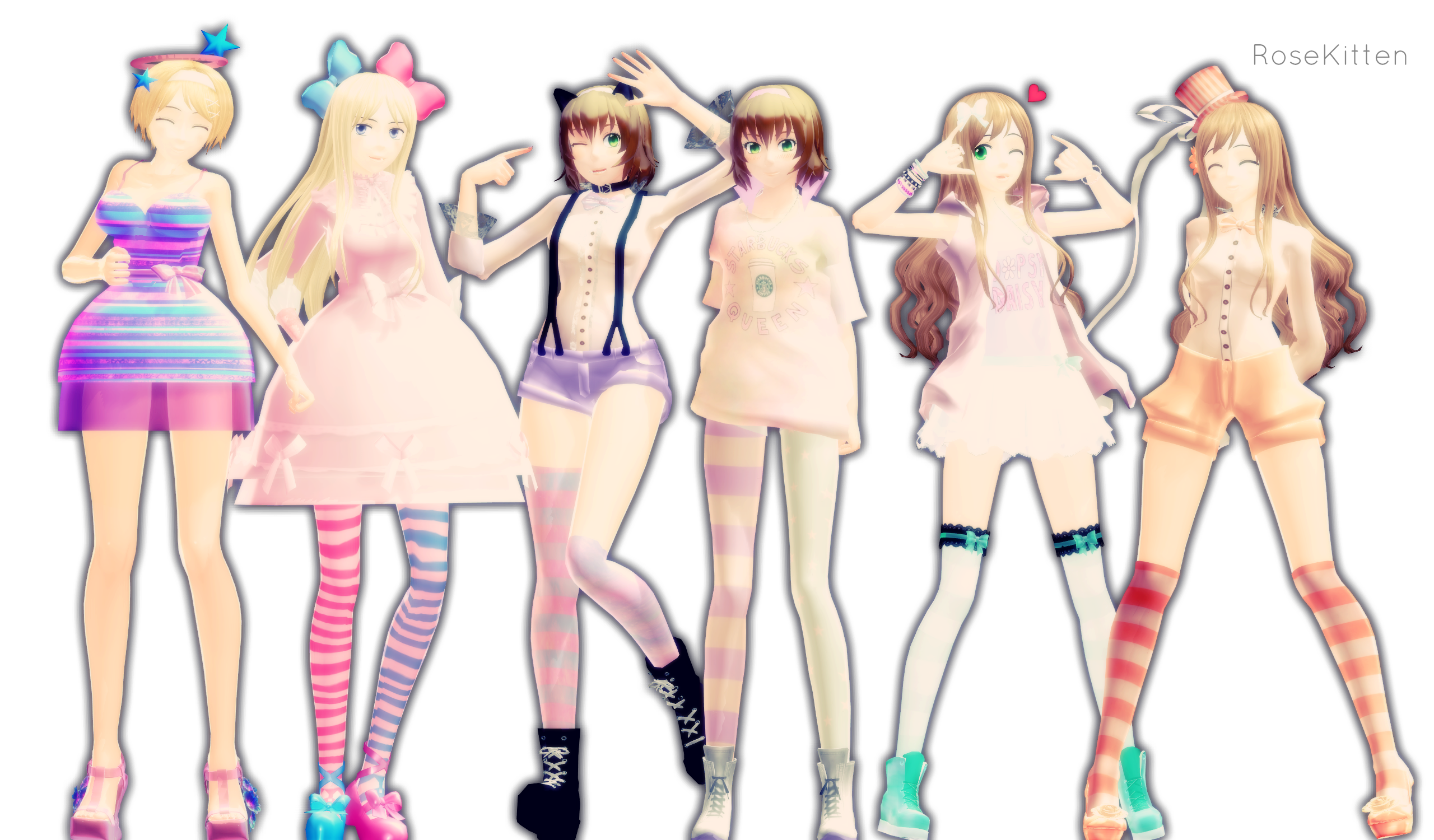 [ MMD x APH ] Pastel Hetalia Girls