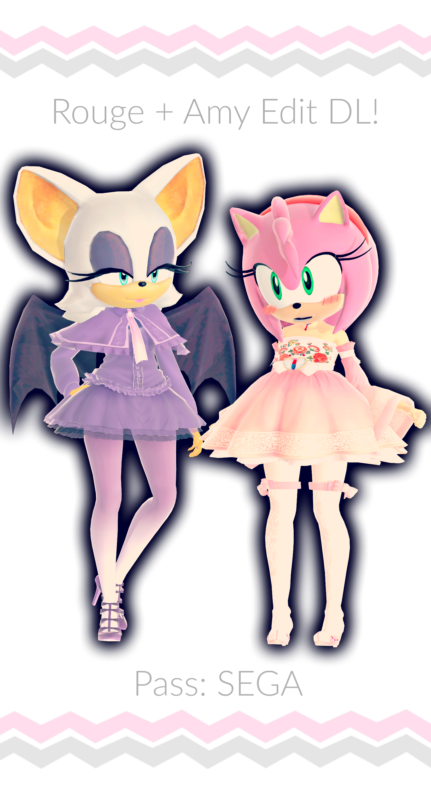 Amy and Rouge Model Edit DL