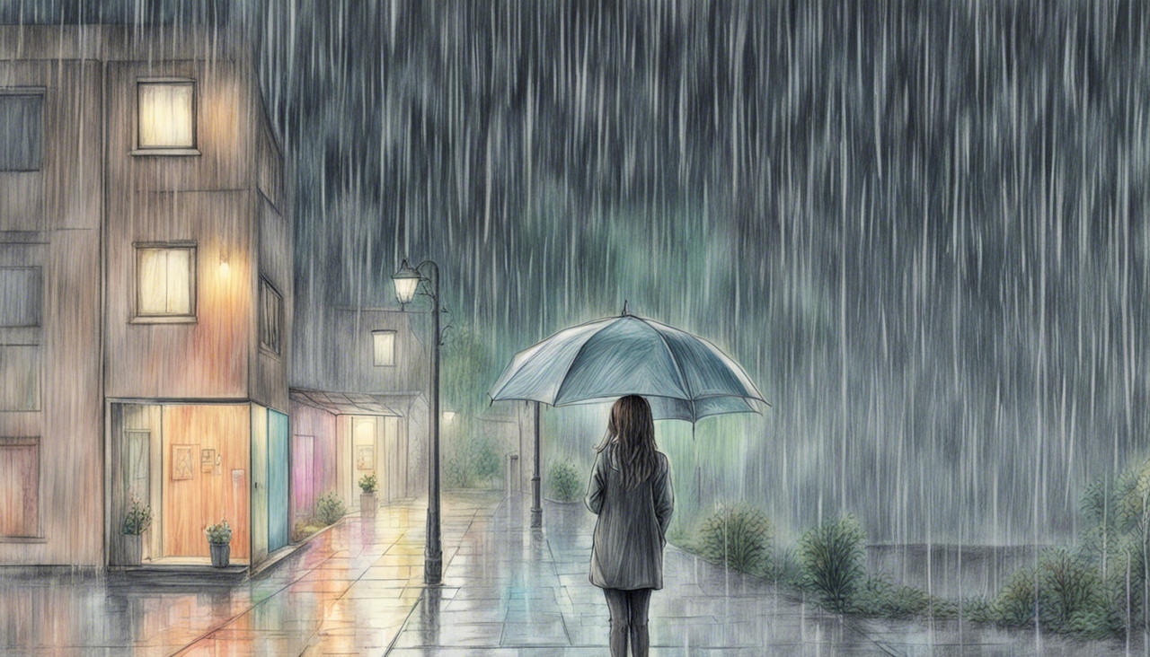 Indoor Raining Drawing Rain Inside (pencil draw colors) by UltimateTurbaTurtle on DeviantArt