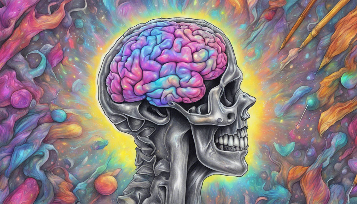 Human Mind Drawing Color Brain Damaged (pencil draw colors holographic) by UltimateTurbaTurtle ...