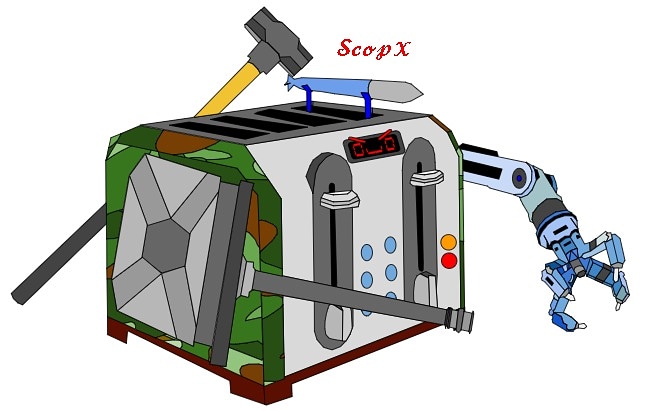 Weaponized battle toaster by ScorpX5589 on DeviantArt