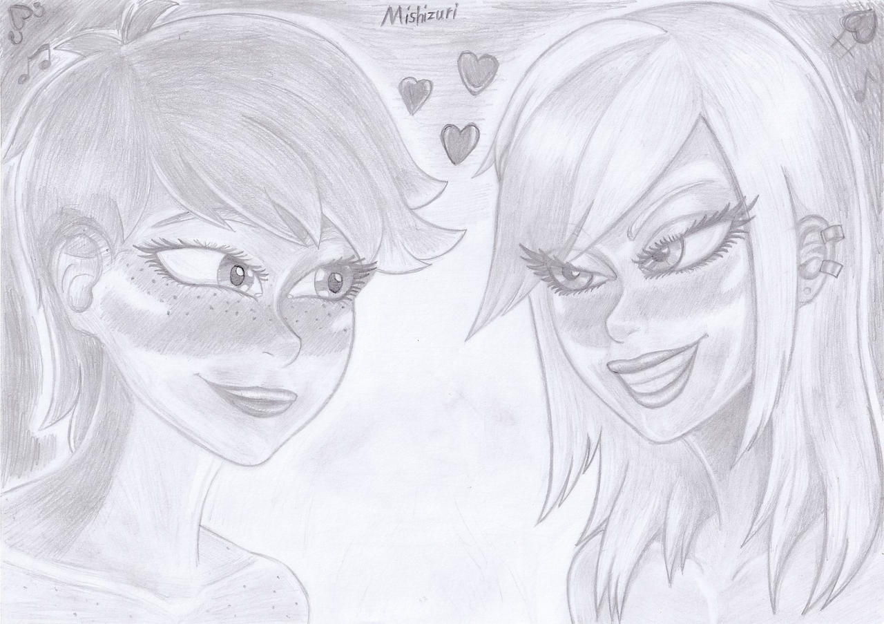 Saluna monochrome by Mishizuri on DeviantArt
