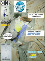 TOONAMI comics 2 cover yu yu hakusho