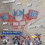 Transformers Optimus mock promo