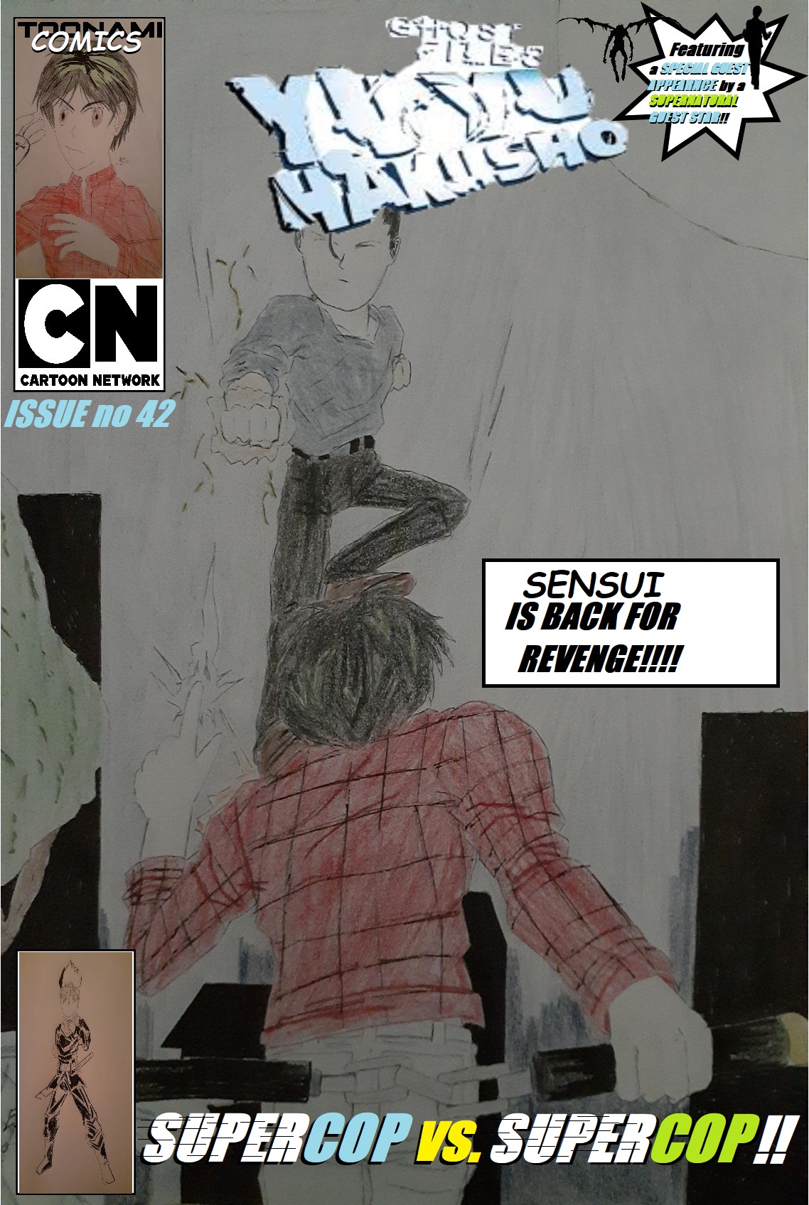 yusuke vs sensui TOONAMI COMICS version