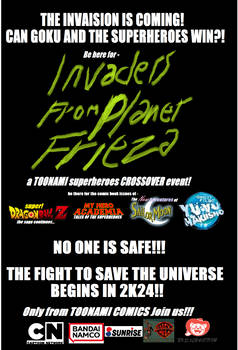 Invaders From Planet Frieza mock Promo