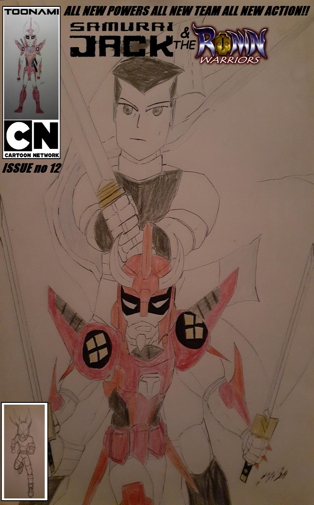 Samuraijack x roninwarriors TOONAMI comics version