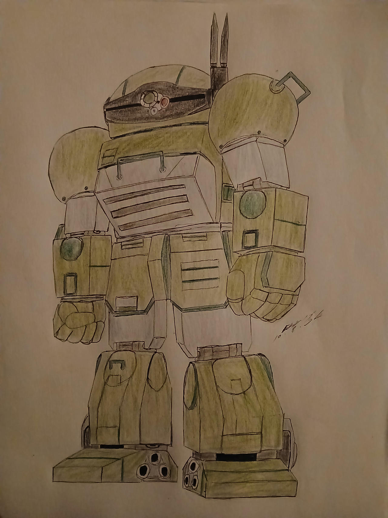 Scopedog space invader unit