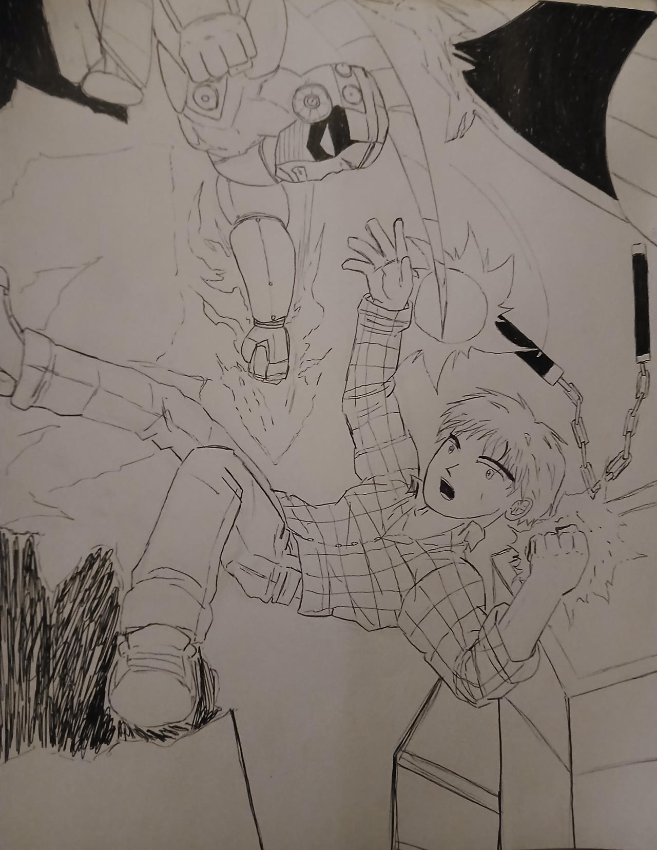 TOONAMI comics BTS yusuke vs mecha FRIEZA