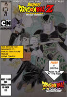 Zfighters vs cell garlic jr TOONAMI COMICS version