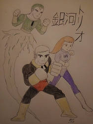 Toonami legendary superheroes the galaxy trio