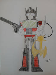 Optimus prime ghostbuster mode