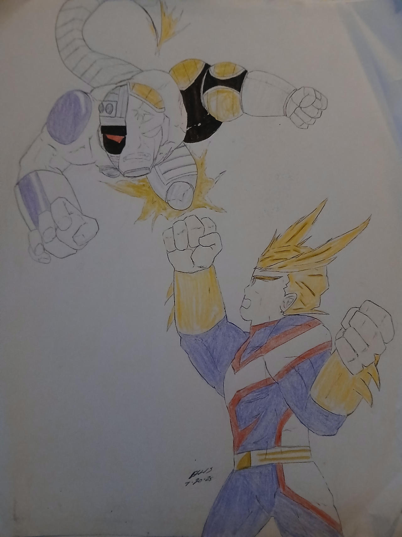 Planet FRIEZA 17 All might vs mecha FRIEZA