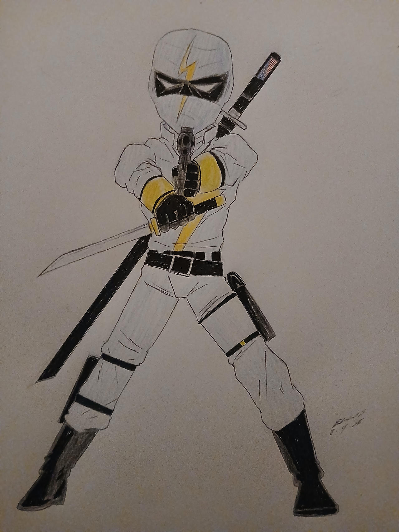Lone ninja lightning wild sheriff lightning