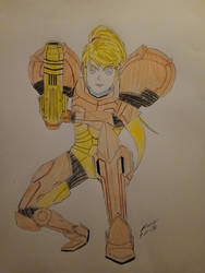 Bounty hunter samus aran