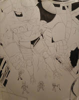 Mecha FRIEZA giant form sketch
