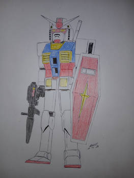 Gundam Armed and battle ready