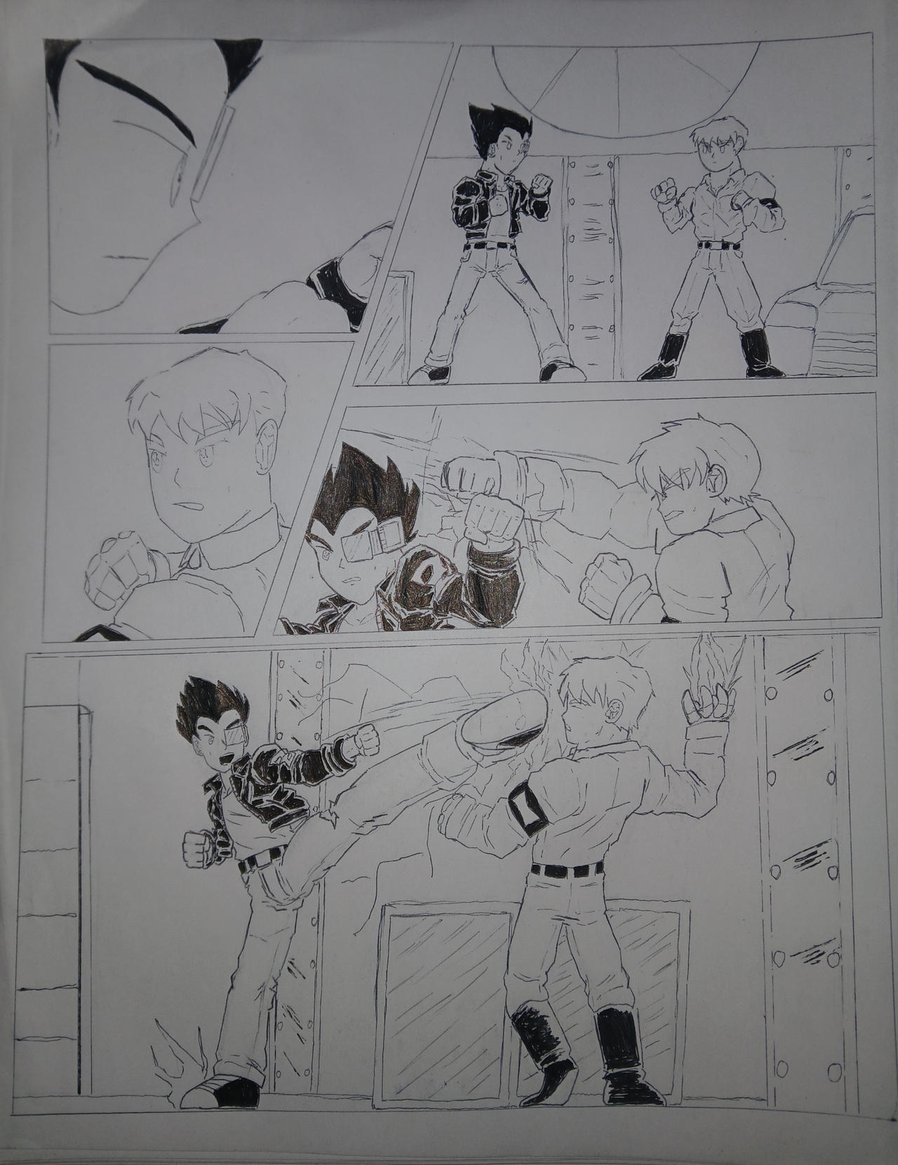 Dragonball z adventures Vegeta vs colonel blue