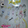 Sailor moon Powerpuff girls TOONAMI COMICSversion