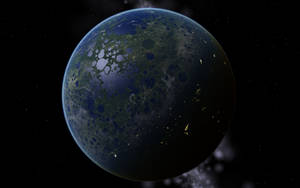 Terraformed Moon 3000 AD