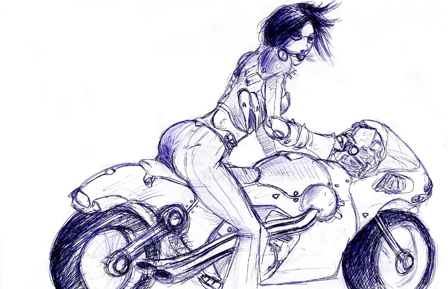 biker chick