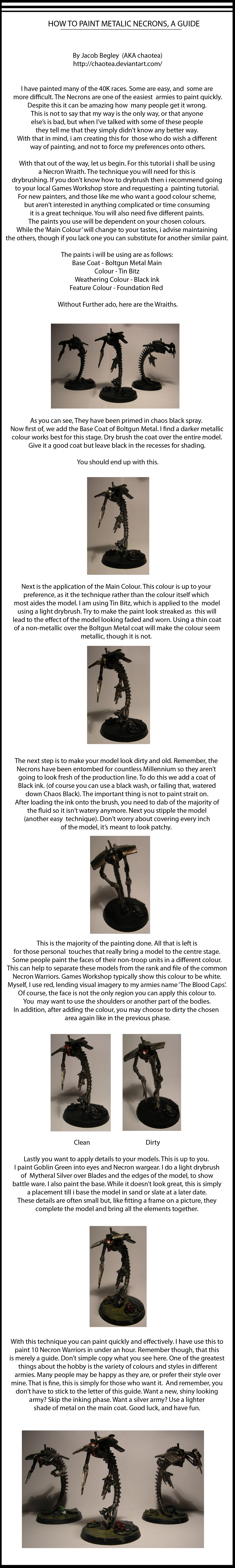 How to paint Necrons, a guide