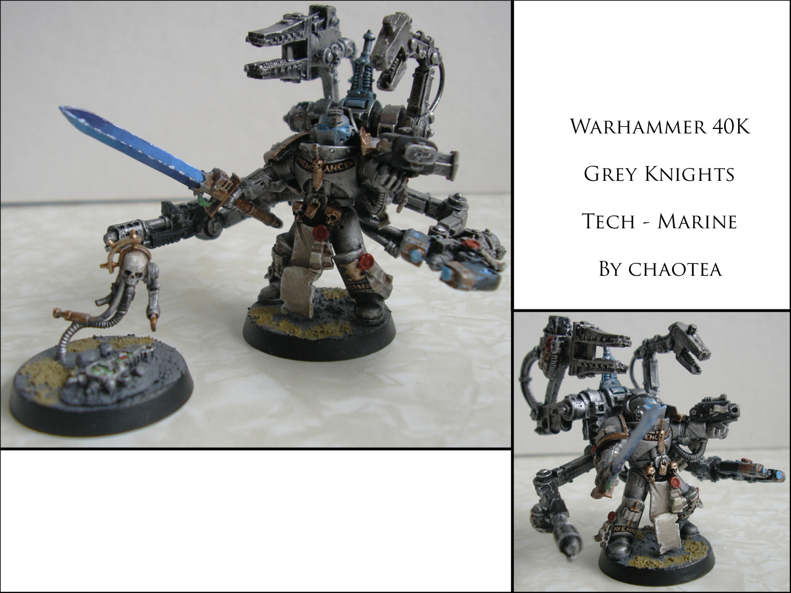 Grey knight Tech-Marine with Servo Harness