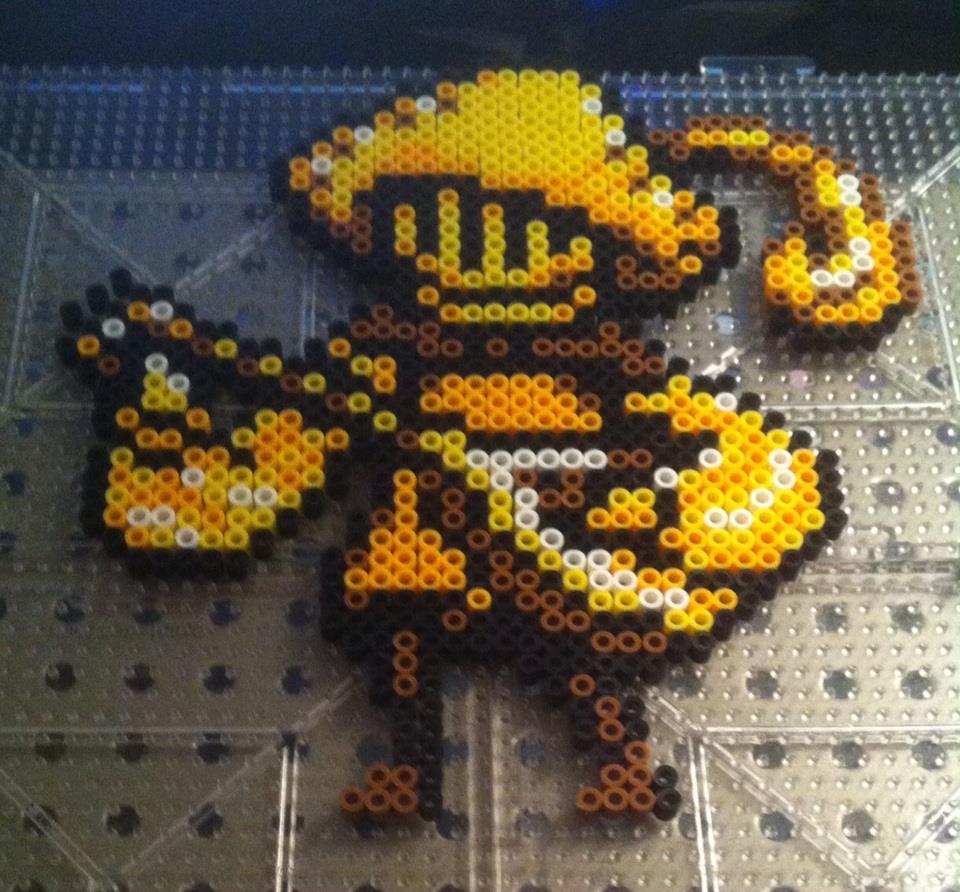 The Bard from Shovel Knight perler