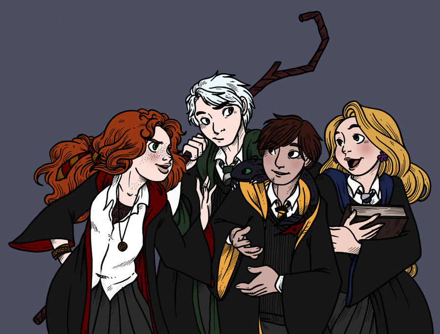 Fanart - CGI characters go to Hogwarts by secondlina on DeviantArt